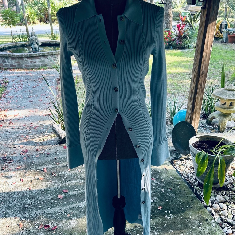 Favorite Daughter Lena maxi ribbed button down sweater dress